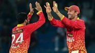 ZIM vs SL 2025: Craig Ervine Set To Lead As Zimbabwe Picks Experienced Squad for ODI Series Against Sri Lanka