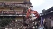 Palghar Building Collapse: Death Toll Rises to 14 After Portion of Building Collapses in Virar Area, 2 Rescued by NDRF (Watch Video)