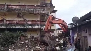 Palghar Building Collapse: Death Toll Rises to 14 After Portion of Building Collapses in Virar Area, 2 Rescued by NDRF (Watch Video)
