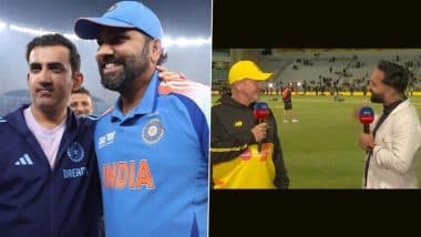 'Why Are People Not Able To See You, Gautam Gambhir and Nasser Hussain Smile?' Dinesh Karthik Asks RCB and Trent Rockets Coach Andy Flower (Watch Video)