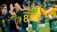 On Which Channel Australia vs South Africa 2025 Live Telecast in India Will Be Available? How To Watch AUS vs SA T20I and ODI Cricket Matches Free Live Streaming Online?