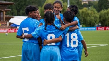 SAFF U17 Women’s Championship 2025: Anushka Kumari Scores Hattrick As India U17 Women’s Football Team Thrash Bhutan 8–0