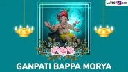 Ganpati Bappa Morya Wishes, WhatsApp Messages and Greetings for Ganesh Chaturthi 2025