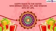Raksha Bandhan 2025 Images and HD Wallpapers for Free Downlod Online: Wish Happy Rakhi to Your Brother and Sister