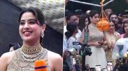 Janhvi Kapoor Participates in Dahi Handi Festival in Mumbai on Occasion of Krishna Janmashtami 2025 (Watch Video)