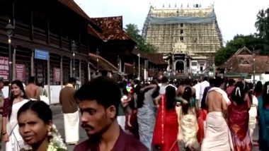 Chingam 1 2025: People Flock Temples To Offer Prayers As Kerala Marks Malayalam New Year (Watch Video)