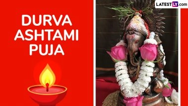 Durva Ashtami Puja 2025 Date and Shubh Muhurat: Know Auspicious Timings, Significance and Rituals of the Day Dedicated to the Worship of the Sacred Durva Grass