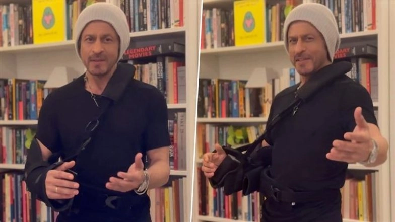 Shah Rukh Khan Shares First Video After National Award Win for ‘Jawan’, Appears With Arm in Sling As He Thanks Atlee, Family and Team – WATCH!