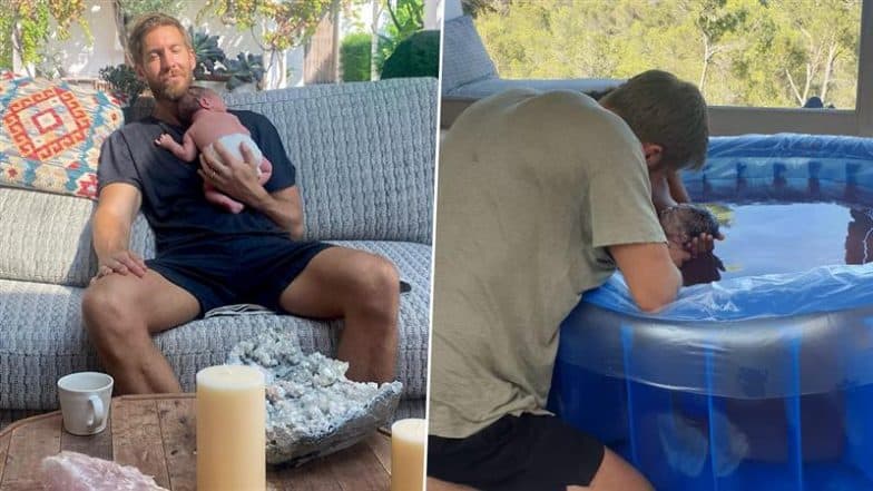 DJ Calevin Harris Un anuncio de la esposa del niño de un niño de un niño hace que la wik wik se aconseje, las vírgenes de las vírgenes de las cápsulas