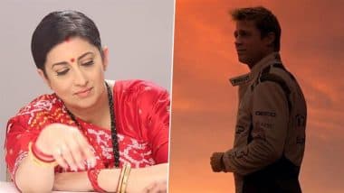 ‘Watch if You Love Stories of the Underdog’: ‘Kyunki 2’ Actress Smriti Irani Praises Brad Pitt’s ‘F1’ Film, Reveals She Watched It Twice (View Post)