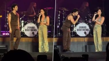Demi Lovato Joins Jonas Brothers on Stage for Nostalgic ‘Camp Rock’ Reunion During JONAS20 Tour Kickoff at MetLife Stadium (Watch Video)