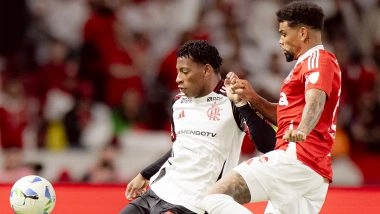Internacional 0-2 Flamengo, CONMEBOL Libertadores 2025 Round of 16: Goals From Giorgian de Arrascaeta and Pedro Help Urubu Cruise Into Quarter Final With 3-0 Win in Aggregate