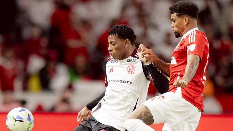 Internacional 0-2 Flamengo, CONMEBOL Libertadores 2025 Round of 16: Goals From Giorgian de Arrascaeta and Pedro Help Urubu Cruise Into Quarter Final With 3-0 Win in Aggregate