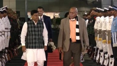 Sitiveni Ligamamada Rabuka on 4-Day India Visit: Fiji PM Arrives in India for 1st Official Visit (See Pic and Video)