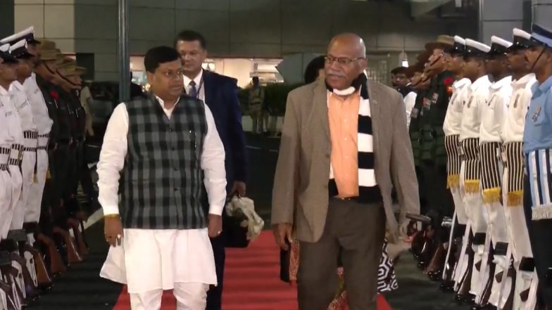 Sitiveni Ligamamada Rabuka on 4-Day India Visit: Fiji PM Arrives in India for 1st Official Visit (See Pic and Video)