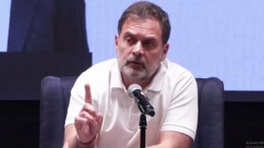 Rahul Gandhi Issues Stern Warning to ECI During Public Address in Bengaluru, Says ‘If You Attack One Man, One Vote Right, We Will Attack You’ (Watch Video)