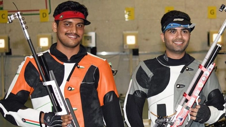 Asian Shooting Championship 2025: Rudrankksh Patil, Arjun Babuta, Kiran Jadhav Claim Gold Medal in 10M Air Rifle Men’s Team Event