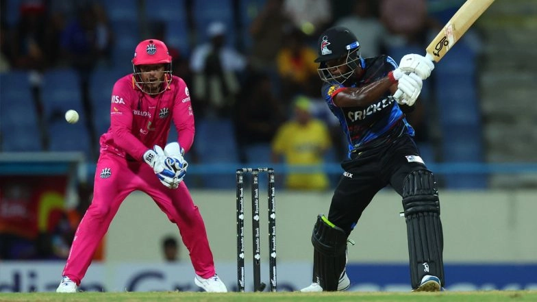 Antigua and Barbuda Falcons Beat Barbados Royals by Six Wickets in CPL 2025; Karima Gore's Unbeaten 64 Helps Imad Wasim and Co Earn First Season Win