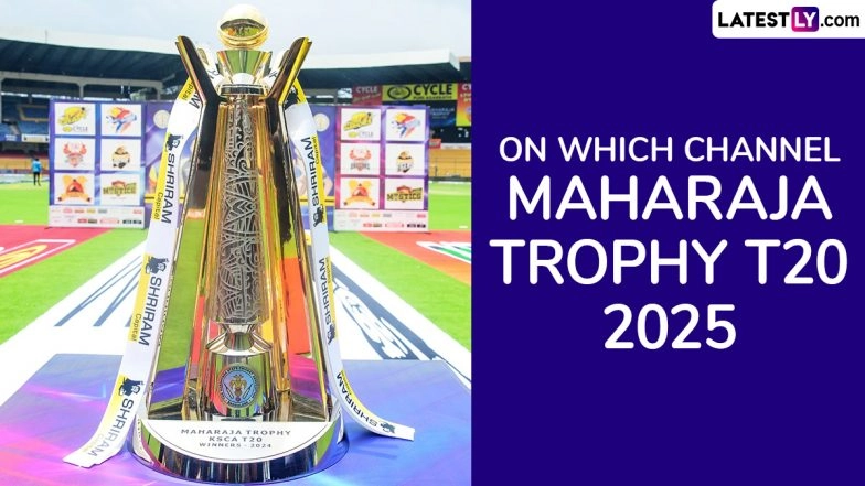 On Which Channel Maharaja Trophy T20 2025 Will be Telecast Live in India? How To Watch KSCA League Cricket Matches Live Streaming Online?