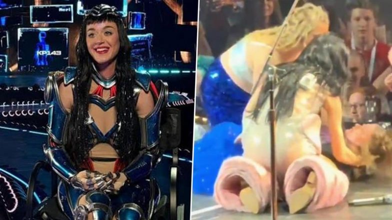 Katy Perry Rushes To Aid Young Fan Who Collapsed on Stage During ‘The Lifetimes Tour’ in Detroit; Netizens React to Pop Star’s Compassionate Act, Say ‘She Has a Heart of Gold FR!’ (Watch Video)