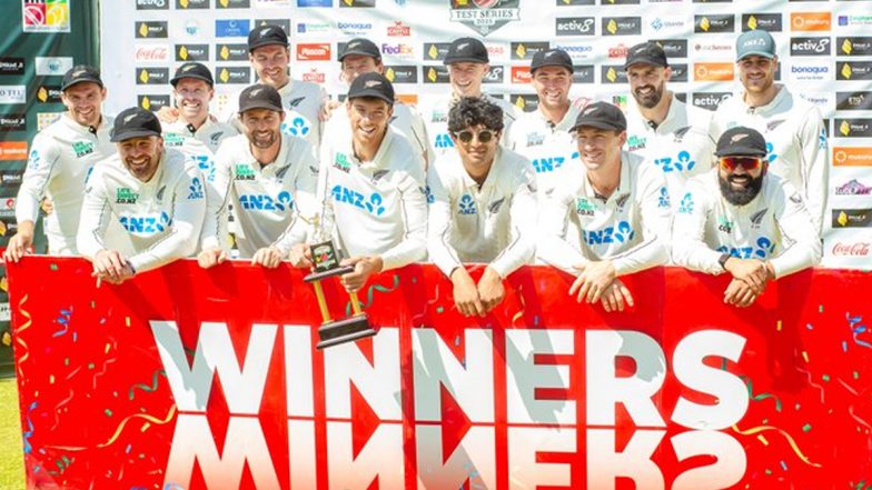 ZIM vs NZ 2nd Test 2025: Centuries by Devon Conway, Henry Nicholls, Rachin Ravindra, Historic Bowling Figures by Zakary Foulkes Help New Zealand to Massive Win Over Zimbabwe