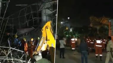 Nagpur Gate Collapse Update: 15–16 Workers Injured As Portion of Under-Construction Structure Collapses at Koradi Mahalaxmi Jagdamba Mandir