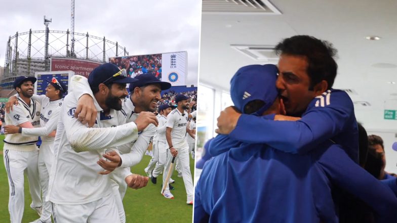 Gautam Gambhir Gets Emotional As India Win Oval Test Against England 