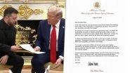 Volodymyr Zelensky Gives US First Lady Melania Trump a Letter Days After She Sent Personal Note to Vladimir Putin; Here&rsquo;s What Ukrainian President Wrote