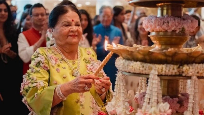 Kokilaben Ambani Health Update: Mukesh Ambani and Anil Ambani’s Mother Admitted to HN Reliance Hospital in Mumbai After Emergency Airlift (Watch Video)