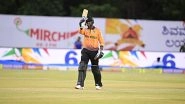 Maharaja Trophy KSCA T20 2025: Mohammed Taha Stars As Hubli Tigers Edge Bengaluru Blasters by Two Wickets in Last-Ball Thriller