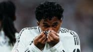 Endrick to Wear Number 9 Jersey at Real Madrid for 2025–26 Season, Star Brazilian Striker Succeeds Kylian Mbappe in Donning Iconic Shirt Once Worn by Legends Karim Benzema and Cristiano Ronaldo (See Post)