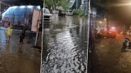 Mumbai Rains: Sion and Dadar Railway Stations Submerged As City Witnesses Heavy Rainfall Leading to Waterlogging and Reduced Visibility; Police Advice People to Avoid Non-Essential Travel (Watch Videos)