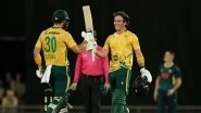 AUS vs SA 2nd T20I 2025: Dewald Brevis&rsquo; Historic 125 Leads Proteas to 57-Run Win Over Australia, Levels Series 1&ndash;1