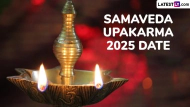 Samaveda Upakarma 2025 Date: Know the Significance, Rituals, Timings and Celebrations of the Annual Event Observed by Hindu Brahmins