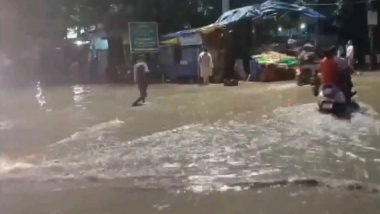 Punjab Flood: Incessant Rains in Jammu and Kashmir Cause Waterlogging in Pathankot; Authorities Prepare Evacuation Centre