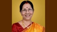 Renuka Devi Dies: DMK Treasurer TR Baalu&rsquo;s Wife Passes Away at 79 in Chennai Due to Illness