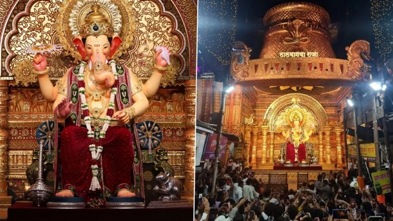 First Look of Mumbai's Lalbaugcha Raja Unveiled Ahead of Ganesh Chaturthi