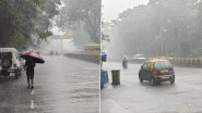 Mumbai Rains: Heavy Rainfall Lashes Parts of City, Waterlogging Affects Traffic Movement (Watch Videos)