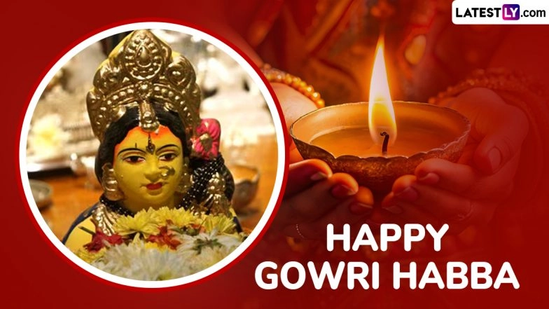 Happy Gowri Habba 2025 Wishes, Quotes and Greetings To Celebrate the Festival 