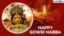 Gowri Habba 2025 Greetings: Celebrate the Gowri Ganesha Festival With These Messages, Instagram Captions, WhatsApp Wishes, HD Images and Wallpapers