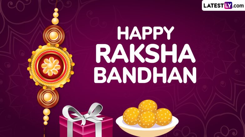Raksha Bandhan Images and Rakhi HD Wallpapers for Free Download Online: Wish Happy Raksha Bandhan 2025 With WhatsApp Messages, Greetings and SMS To Share With Siblings on the Festival Day
