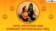 Hartalika Teej 2025 Status Messages, Images, HD Wallpapers and Greetings for Loved Ones