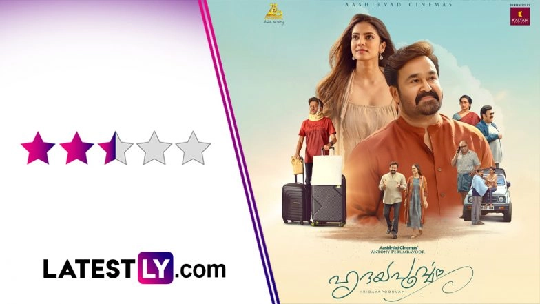 ‘Hridayapoorvam’ Movie Review: All Hearts for Mohanlal in Sathyan Anthikad’s Feel-Good Drama That Plays It Too Safe (LatestLY Exclusive)