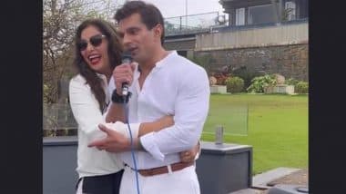 Bipasha Basu Hugs Hubby Karan Singh Grover As He Channels His Inner Elvis Presley