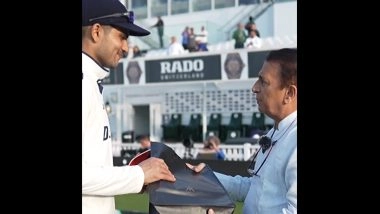 IND vs ENG 5th Test 2025: Shubman Gill Receives Special Gift From Sunil Gavaskar After Record-Shattering Series in England (Watch Video)
