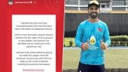 Ajinkya Rahane Quits Mumbai Cricket Team Captaincy; Ace India Batter Looks Forward To Giving His Best As Player in Upcoming 2025-26 Season