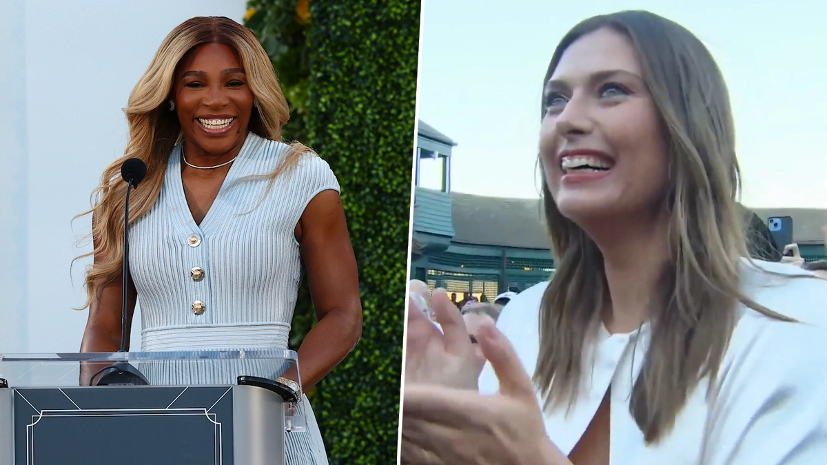 Tennis News | Serena Williams Introduces Former Rival Maria Sharapova Into International Tennis Hall of Fame | 🎾 LatestLY