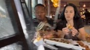 Texas: Influencers Nina Unrated and Patrick Blackwood Narrowly Escape As Car Smashes Through Restaurant Window During Food Tasting in Houston; Video Goes Viral