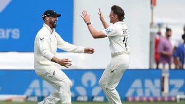 ZIM vs NZ 2nd Test 2025: Nathan Smith Ruled Out of Second Match Against Zimbabwe Due to Abdominal Injury