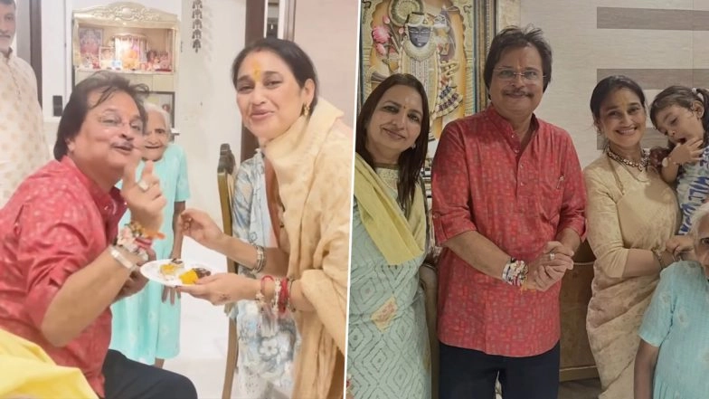 ‘Taarak Mehta Ka Ooltah Chashmah’: Disha Vakani aka Dayaben and ‘TMKOC’ Producer Asit Kumarr Modi Celebrate Raksha Bandhan, Showcasing Their Special Off-Screen Bond (Watch Video)